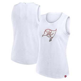 Women's Fanatics White Tampa Bay Buccaneers Slub Tank Top