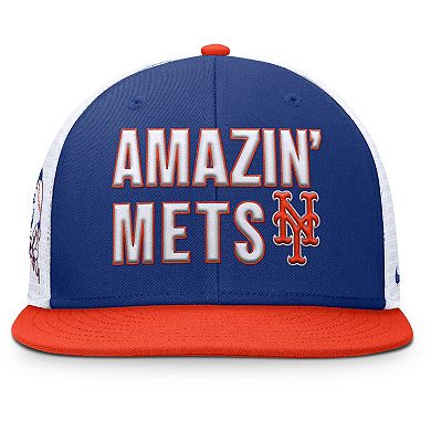 Men's Nike Blue New York Mets Pro Trucker Snapback Hat