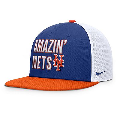 Men's Nike Blue New York Mets Pro Trucker Snapback Hat