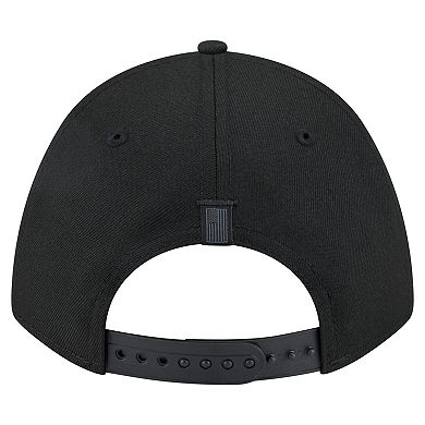 Men's New Era Black Detroit Red Wings Game Day Stealth Flag 9FORTY A-Frame Adjustable Hat
