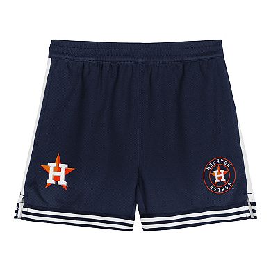 Toddler Orange/Navy Houston Astros Pinch Hitter Infielder T-Shirt & Shorts Set