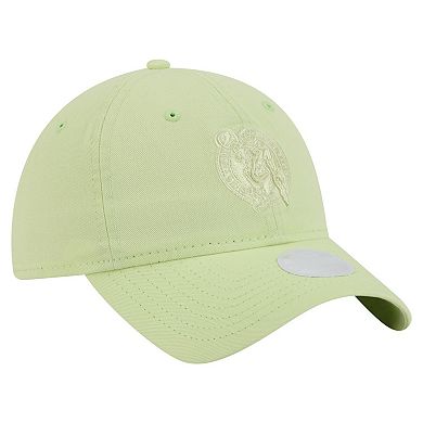 Women's New Era Light Green Boston Celtics Colorpack 9TWENTY Adjustable Hat