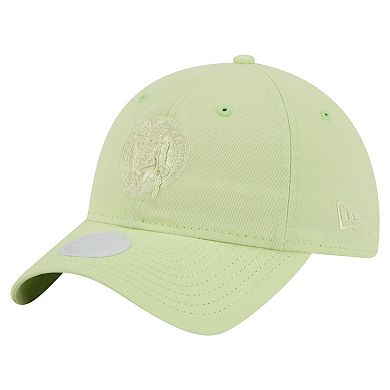 Women's New Era Light Green Boston Celtics Colorpack 9TWENTY Adjustable Hat