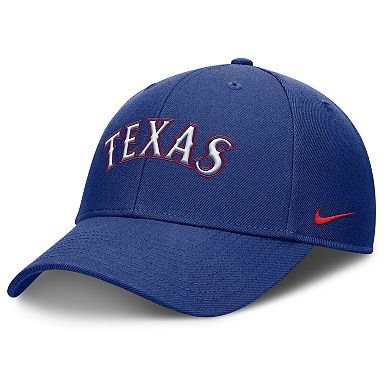 Men's Nike Royal Texas Rangers Rise Gaberdine Adjustable Hat