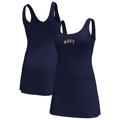 Women's Under Armour Navy Navy Midshipmen Gameday Motion Active Dress