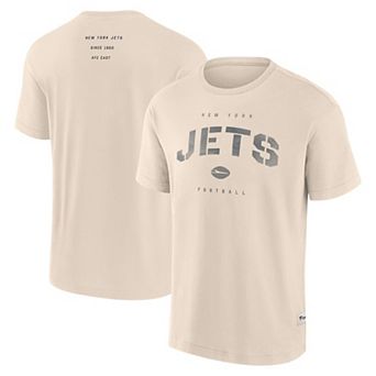 Men's Fanatics Cream New York Jets Elements Weathered Tonal Future Ground T-Shirt