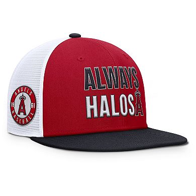 Men's Nike Red Los Angeles Angels Pro Trucker Snapback Hat