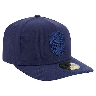 Men's New Era Navy St. Louis City SC Color Pack A-Frame 59FIFTY Fitted Hat