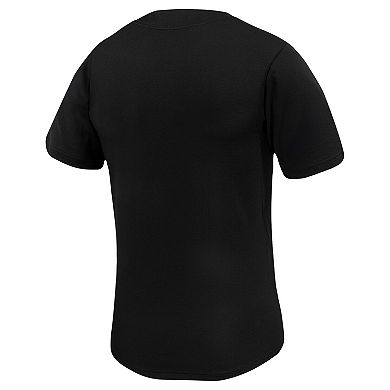 Men's Nike Black Cal State Long Beach The Beach Replica Baseball Jersey