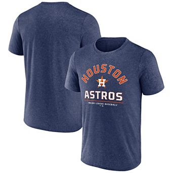 Men's Fanatics Heather Navy Houston Astros Front & Center T-Shirt