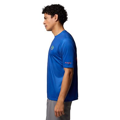 Men's Columbia Royal Florida Gators Terminal Tackle State Omni-Shade T-Shirt
