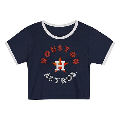 Toddler Navy Houston Astros Double Run T-Shirt & Shorts Set