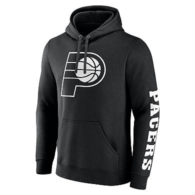 Men's Fanatics Black Indiana Pacers Put Me In Coach Fleece Pullover Hoodie