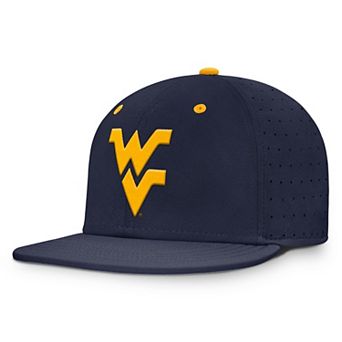Men's Nike Navy West Virginia Mountaineers On-Field Dugout True Performance Fitted Hat