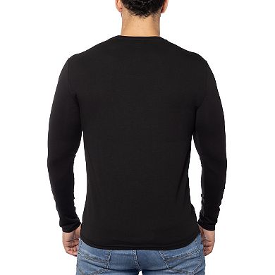 Men's Geometric Skull Rhinestone Graphic Long Sleeves T-Shirts