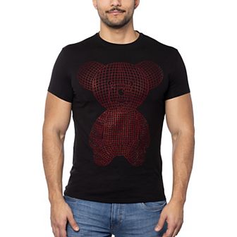 Men's 3D Bear Rhinestone Graphic T-Shirts