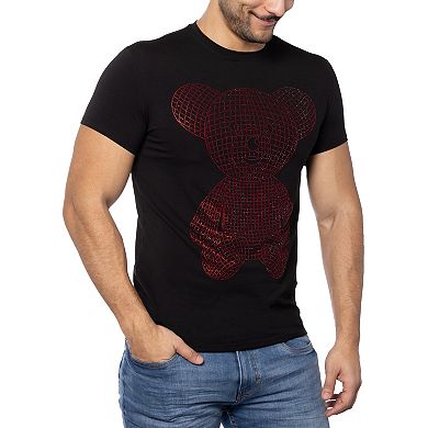 Men's 3D Bear Rhinestone Graphic T-Shirts