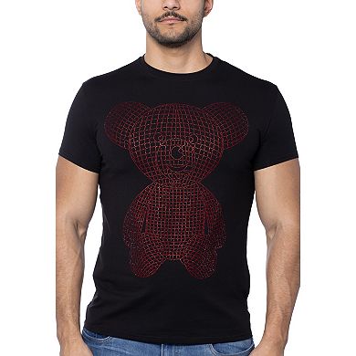 Men's 3D Bear Rhinestone Graphic T-Shirts