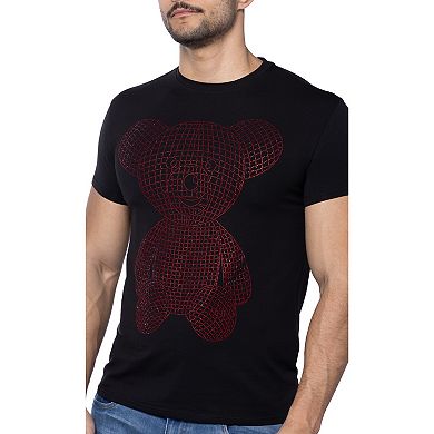 Men's 3D Bear Rhinestone Graphic T-Shirts