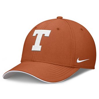 Men's Nike Texas Orange Texas Longhorns 2025 Dugout Coaches Rise Swoosh Performance Flex Hat