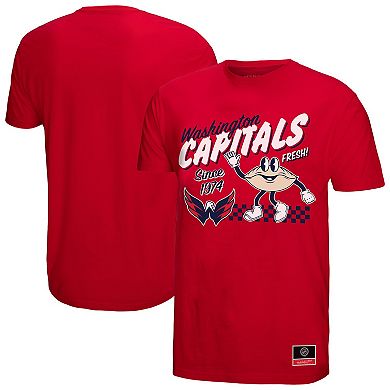 Men's Mitchell & Ness Red Washington Capitals Local Food T-Shirt