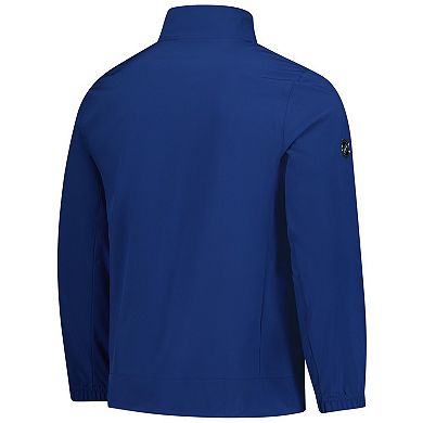 Men's Fanatics Blue Vancouver Canucks Authentic Pro Rink Coaches Full-Zip Jacket