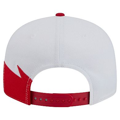 Men's New Era Red/White Philadelphia Phillies Jagged 9FIFTY Snapback Hat