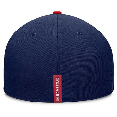 Men's Fanatics Navy/Red Team USA Record Fitted Hat