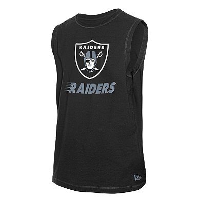 Men's New Era Black Las Vegas Raiders Leisure Collection Tank Top
