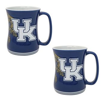 Kentucky Wildcats 16oz. Sculpted Barista Mug Two-Pack