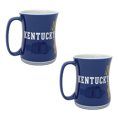 Kentucky Wildcats 16oz. Sculpted Barista Mug Two-Pack