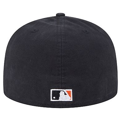 Men's New Era Black San Francisco Giants Championship Side Flag A-Frame 59FIFTY Fitted Hat