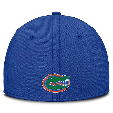 Men's Nike Royal Florida Gators 2025 Dugout Coaches Rise Swoosh Performance Flex Hat