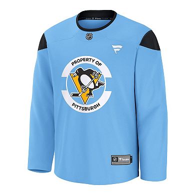 Men's Fanatics Blue Pittsburgh Penguins Home Practice Jersey