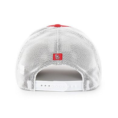 Men's '47 Red/White St. Louis Cardinals Scratch Adjustable Trucker Hat