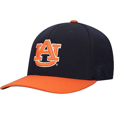Men's Top of the World Black Auburn Tigers Reflex Fitted Hat