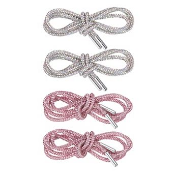 4 pc Rhinestone Shoe Laces 47" Length for Sneakers
