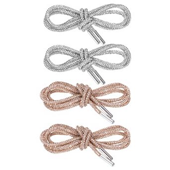 4 pc Rhinestone Shoe Laces 47" Length for Sneakers