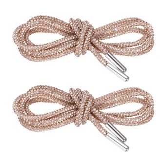 2 pc Rhinestone Shoe Laces 39" Length for Shorts Sneakers