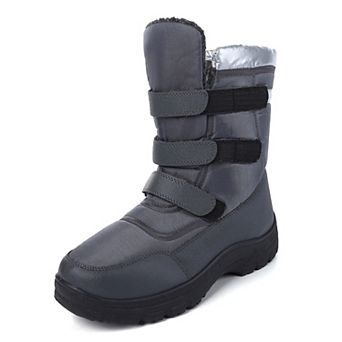 Men's Snow Insulated Waterproof Shoes Warm Line Bootie Non-Slip Outdoor Boot for Winter