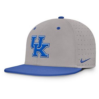 Men's Nike Gray Kentucky Wildcats On-Field Dugout True Performance Fitted Hat