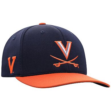 Men's Top of the World True Navy/Orange Virginia Cavaliers Reflex Two-Tone Flex Hat