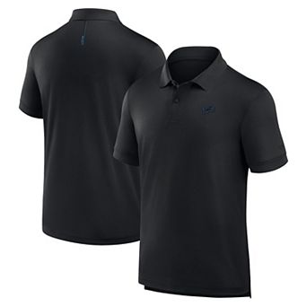 Men's Fanatics Black Detroit Lions Front Office Move Mono Polo