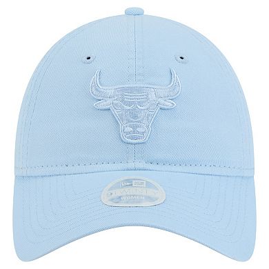 Women's New Era Light Blue Chicago Bulls Colorpack 9TWENTY Adjustable Hat