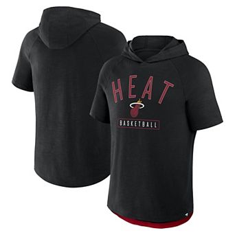 Men's Fanatics Black Miami Heat Pass Legend Hooded T-Shirt