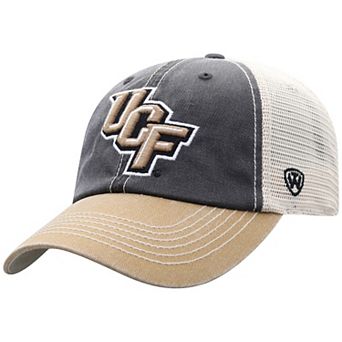 Men's Top of the World Black/Gold UCF Knights Off Road Adjustable Trucker Hat