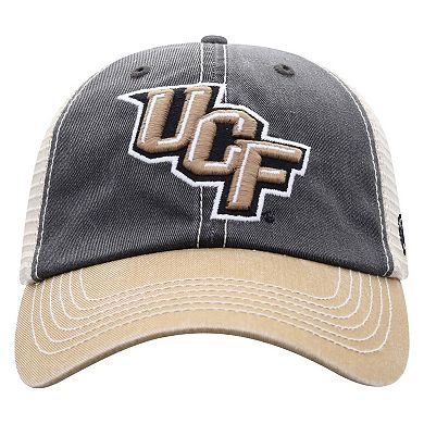 Men's Top of the World Black/Gold UCF Knights Off Road Adjustable Trucker Hat