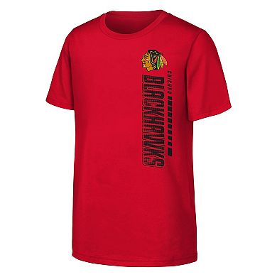 Youth Red Chicago Blackhawks Atmosphere T-Shirt