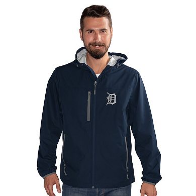 Men's G-III Sports by Carl Banks Navy Detroit Tigers Double Play Full-Zip Hoodie Jacket
