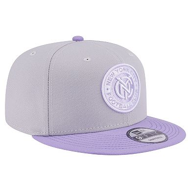 Men's New Era Gray New York City FC Color Pack Two-Tone 9FIFTY Snapback Hat